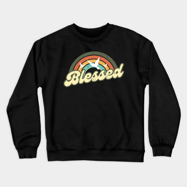 Blessed Crewneck Sweatshirt by ChristianLifeApparel